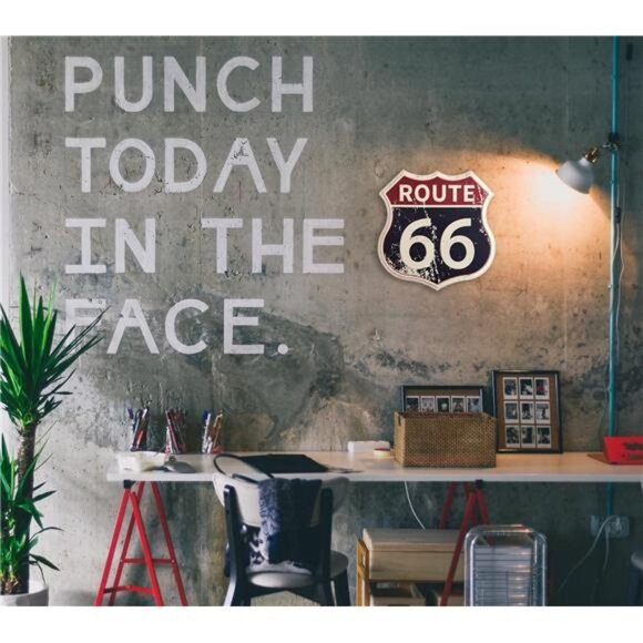 Route 66 Signs Vintage Road Signs High Way Metal Tin Sign for Wall Decor 12"x12" - Picture 5 of 7